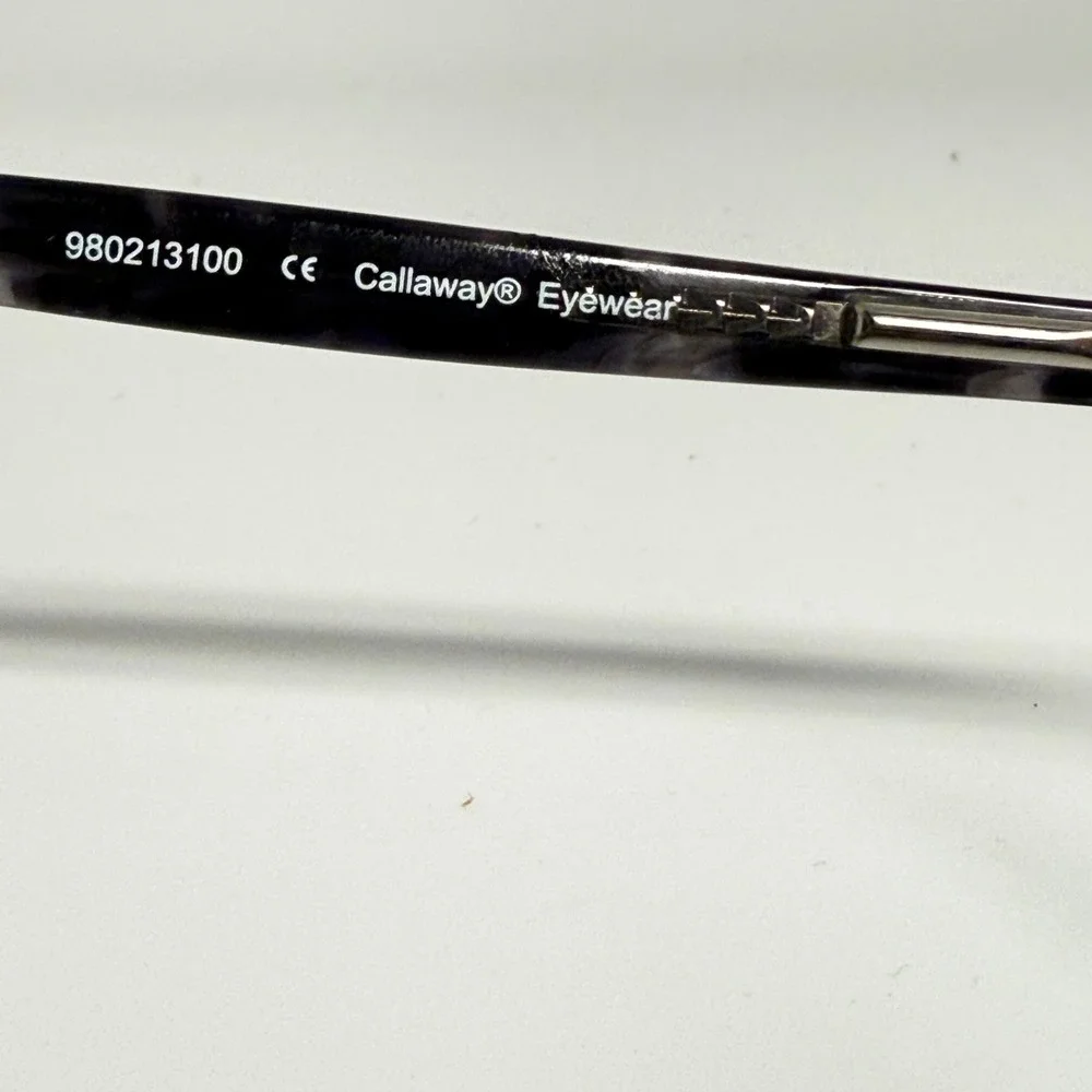 Callaway Eyewear‎ CA110 BLK Black Teal Marble Cat Eye Glasses Frames 54-15-140